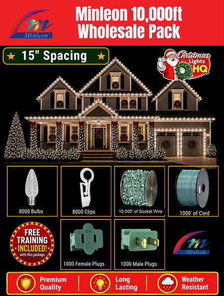 King Pro Bulb SMD Wholesale Pack 15 inch spacing 10,000 ft