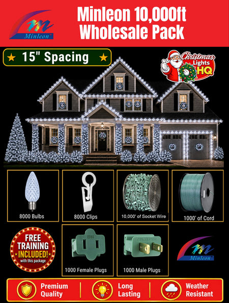 King Pro Bulb SMD Wholesale Pack 15 inch spacing 10,000 ft