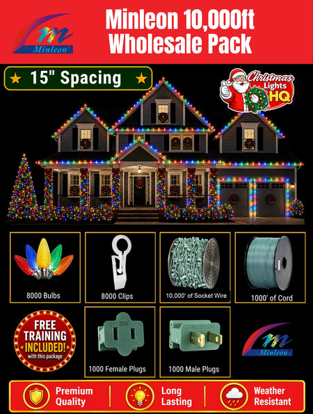 King Pro Bulb SMD Wholesale Pack 15 inch spacing 10,000 ft