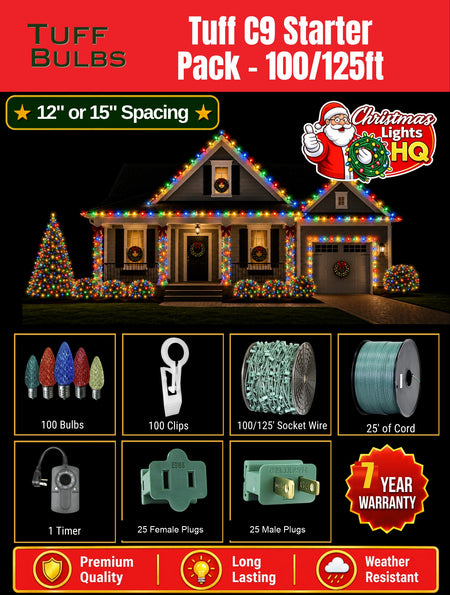 Tuff Bulbs C9 kit — 7-year warranty