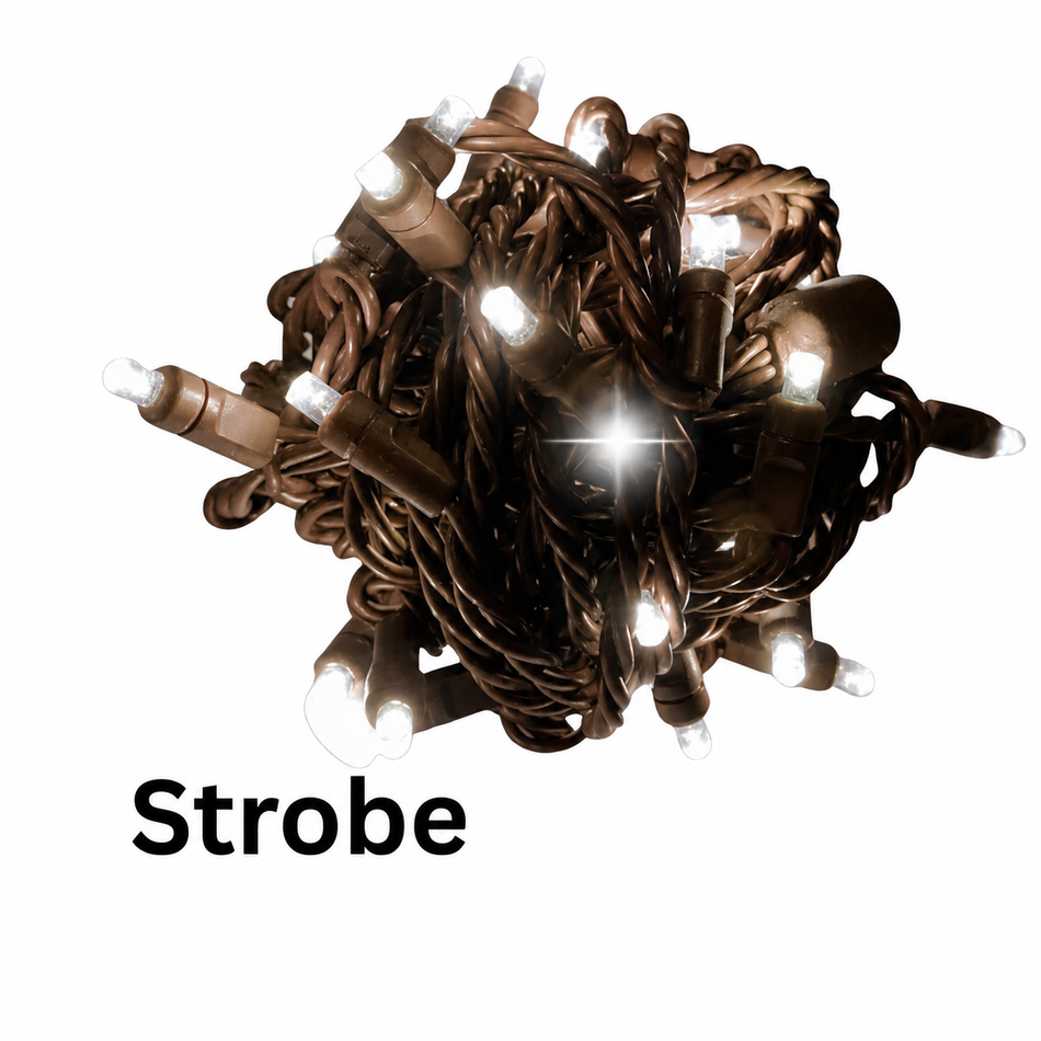 COAXIAL: 70L Concave LED Mini Christmas Lights - STROBE