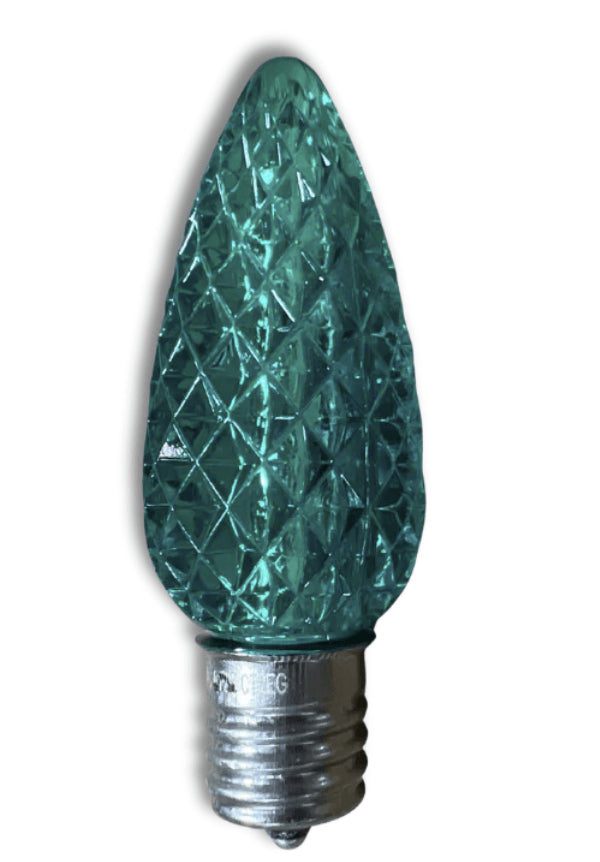 Tuff Bulbs C9 LED Christmas Light Bulbs - Green - 25-Pack
