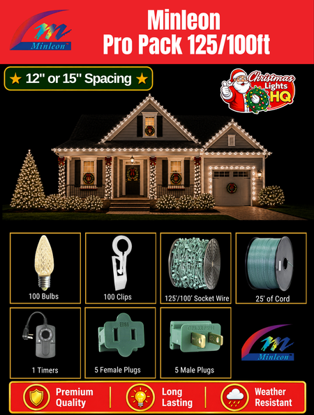 Tuff Bulbs Pro Pack 100/125ft - Christmas Lights HQ - placeholder pending final artwork