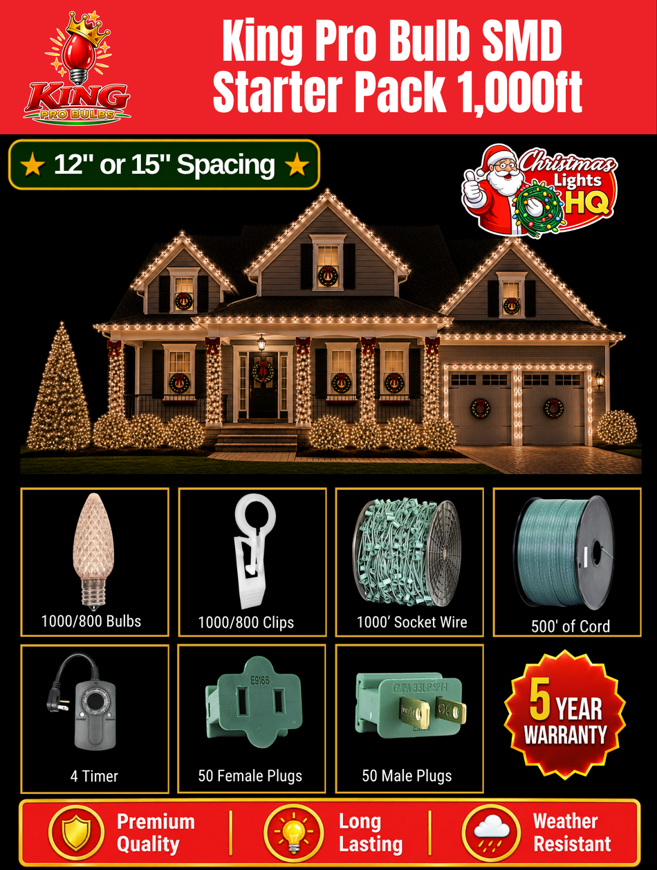 King Pro C9 SMD Starter Pack – 1,000ft