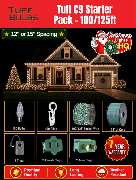 Tuff Bulbs C9 kit — 7-year warranty